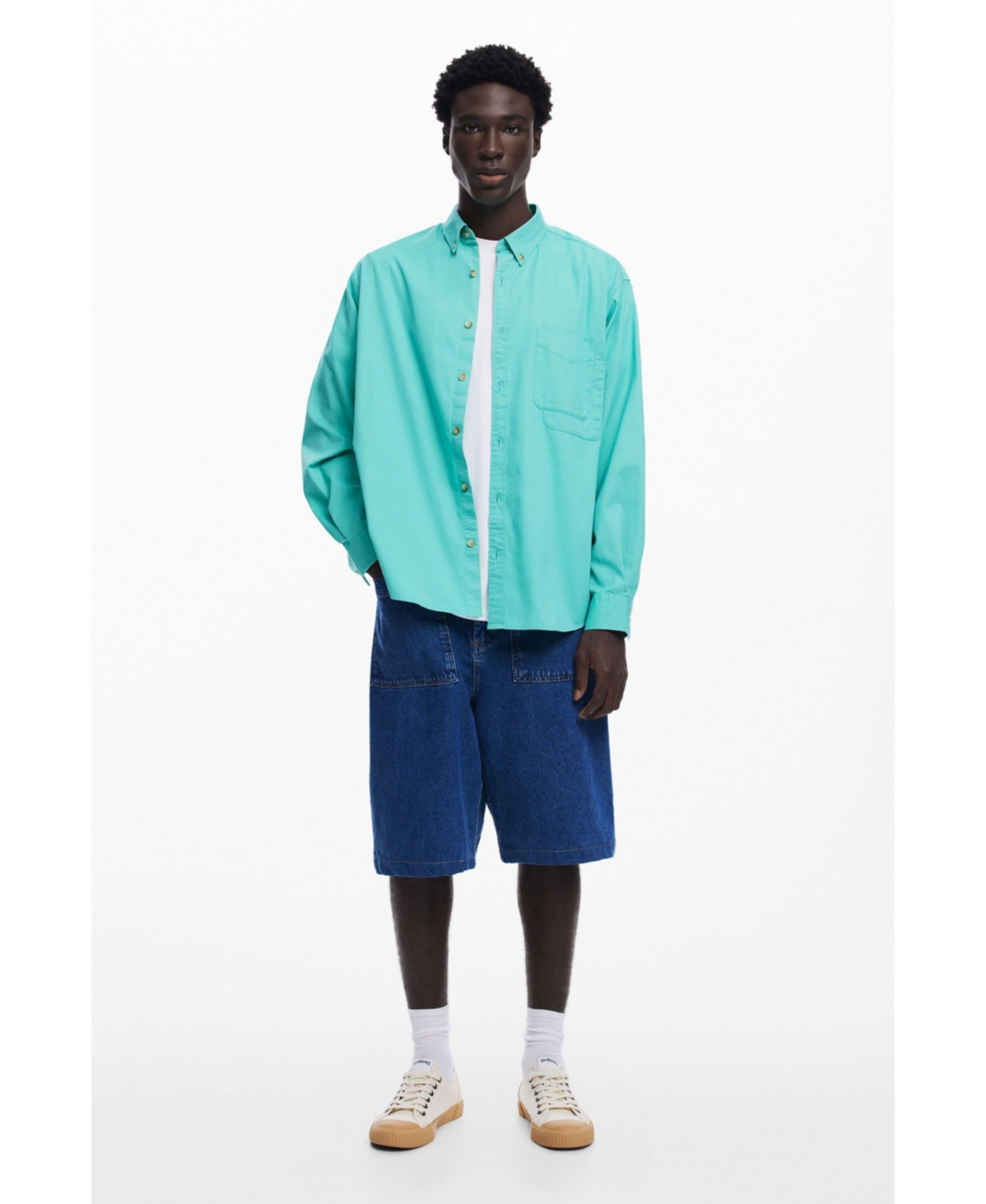 Desigual Men's Long-sleeve cotton shirt