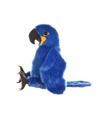 Cuddlekins Hyacinth Macaw Stuffed Animal, 12 Inches