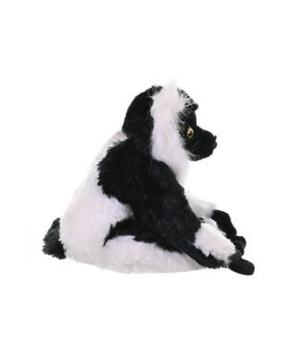 Cuddlekins Mini Black & White Ruffed Lemur Stuffed Animal, 8 Inches
