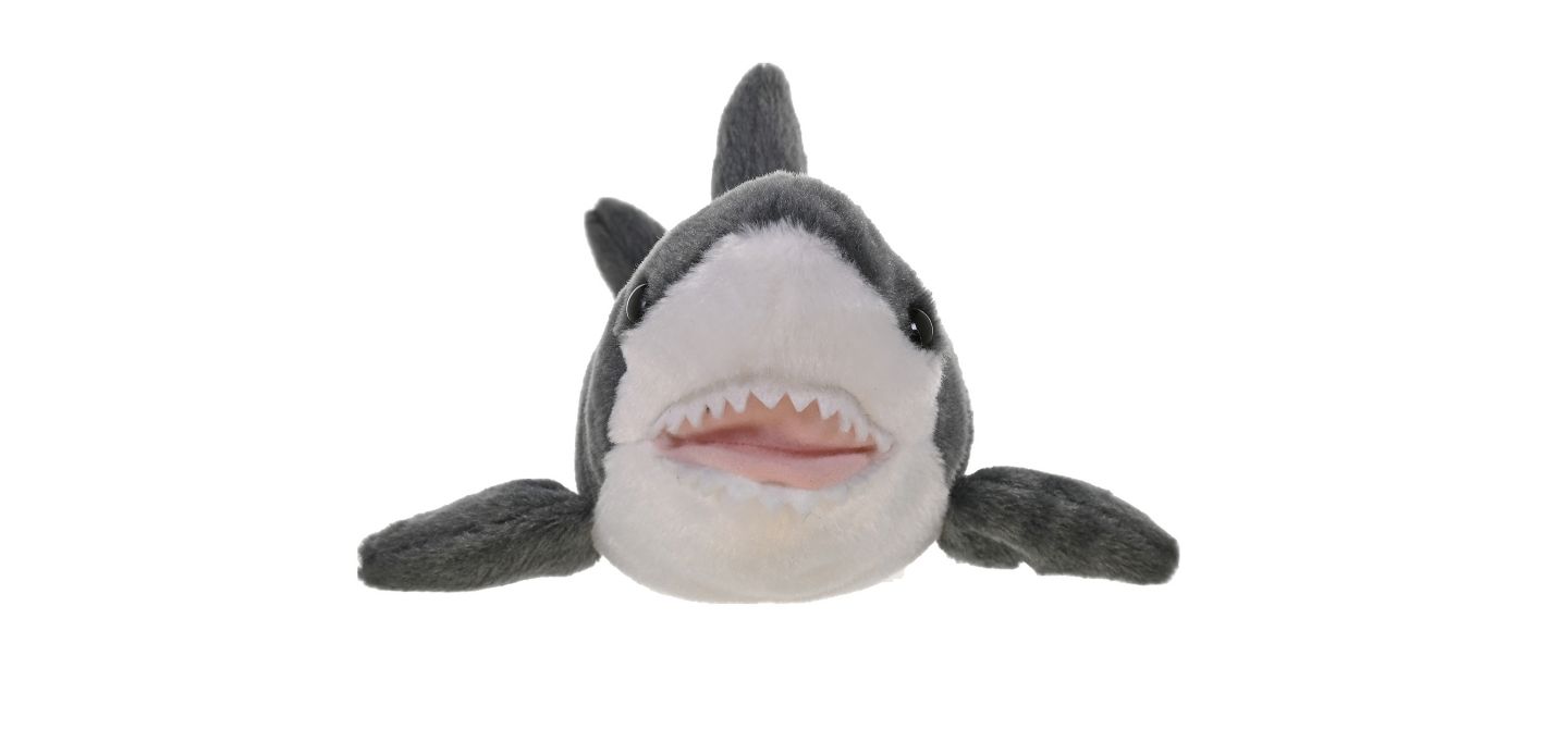 Детская мягкая игрушка Wild Republic Cuddlekins Great White Shark 8" Plush, 1-Piece — фото 3