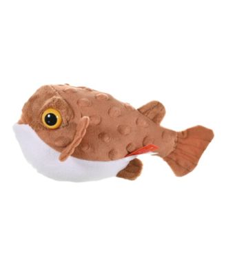 Cuddlekins Mini Pufferfish Stuffed Animal, 8 Inches
