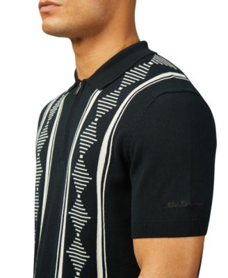 Men's Argyle Jacquard Polo Shirt