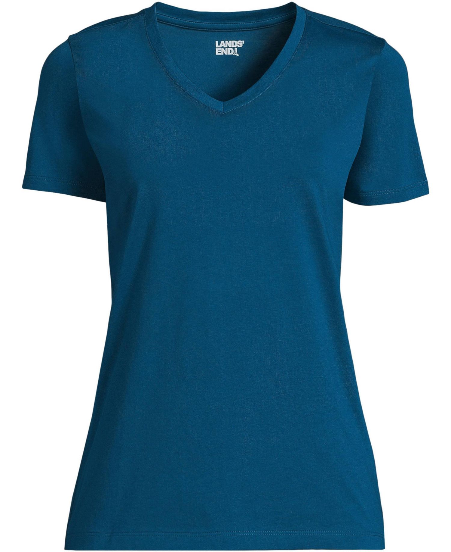 Women's Relaxed Supima Cotton V-Neck T-Shirt