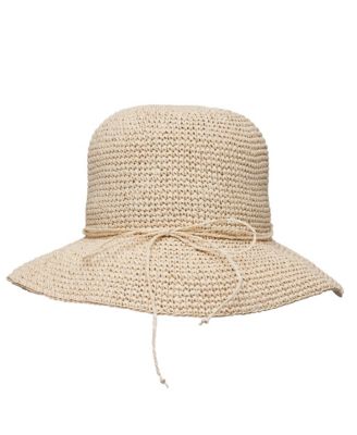 Girls Packable Wide Brim Hat