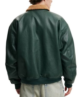 МУЖСКАЯ летная куртка из искусственной кожи ХЛОПОК НА ХЛОПКЕ 28090₽