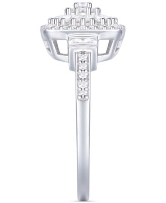 Diamond Vintage-Inspired Ring (1/2 ct. t.w.) in 14k White, Yellow or Rose Gold 