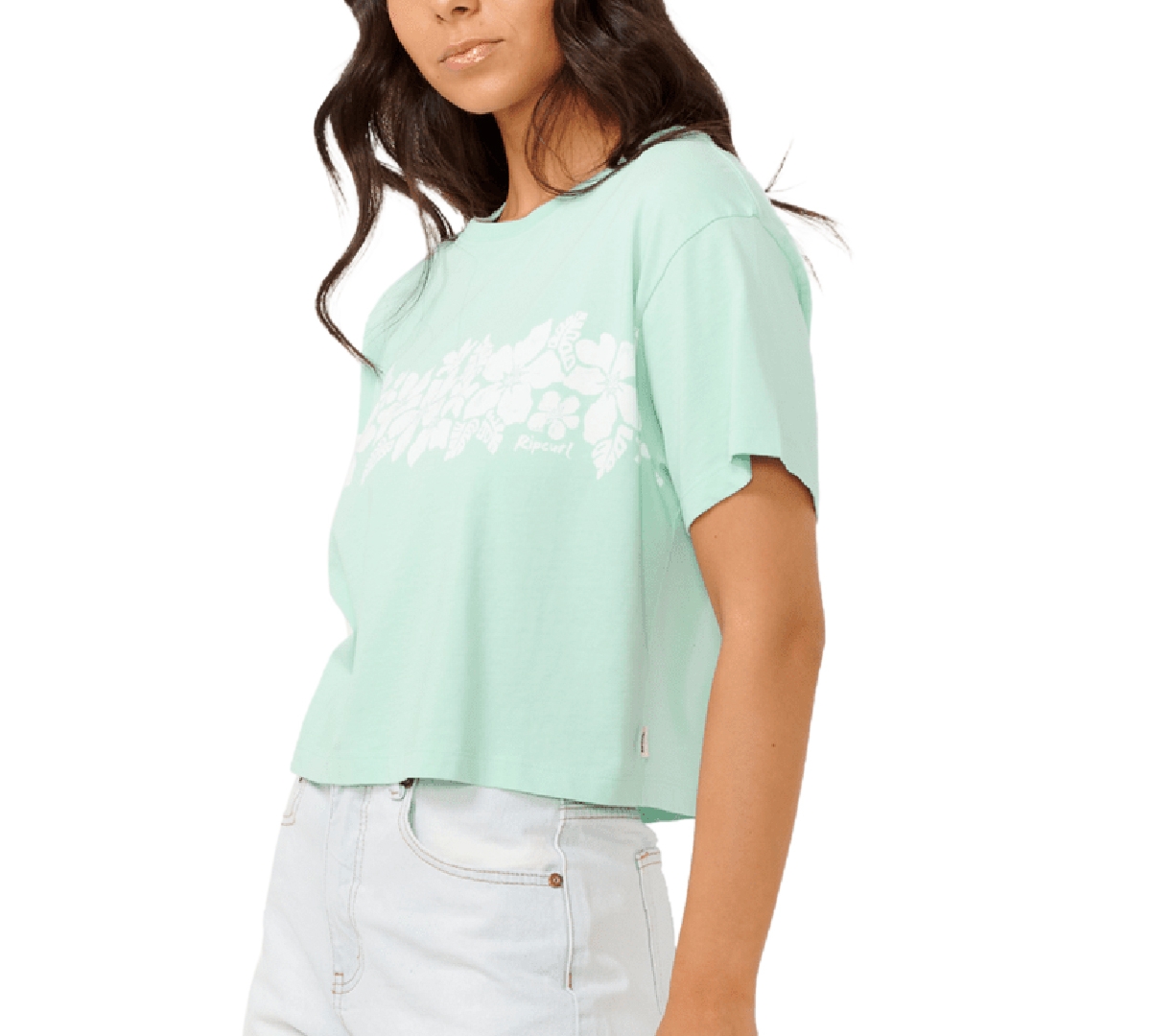 Rip Curl Juniors' Waikiki Short-Sleeve Cropped T-Shirt