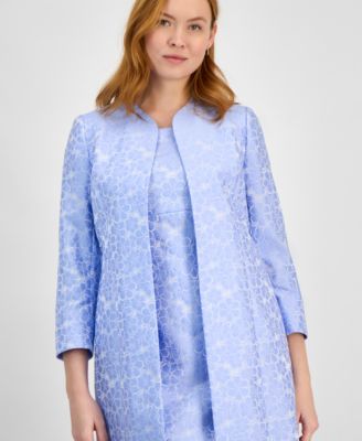 Kasper Jacquard Topper Jacket & Matching Sheath Dress