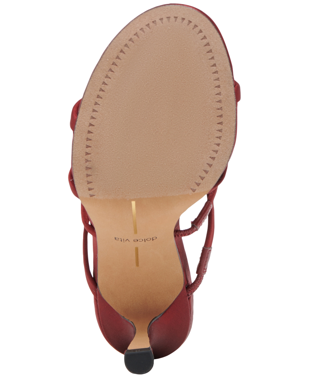 Dolce Vita Women's Linzy Florette Two-piece Dress Sandals In Burgundy