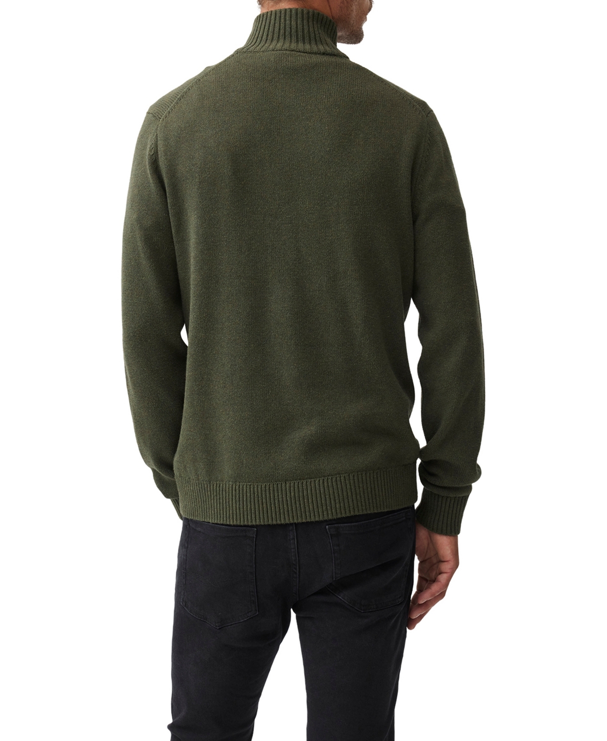 Rodd & Gunn Rodd And Gunn Merrick Bay Quarter-zip Sweater In Green