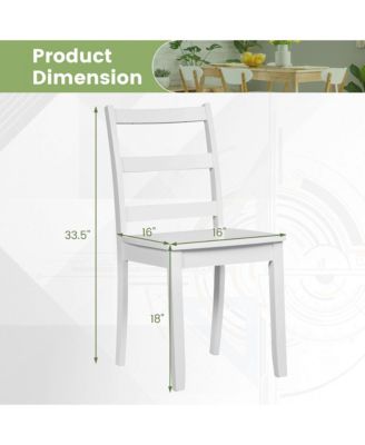 Dining Chairs Set of 2 Wood Dining Room Kitchen Side Chairs for Living Room