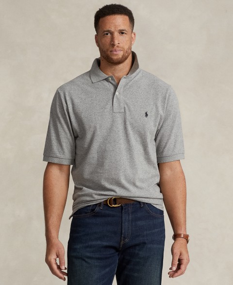 Мужские Polo Ralph Lauren Men's Big & Tall Highly Breathable Cotton Short-Sleeve Polo Shirt
