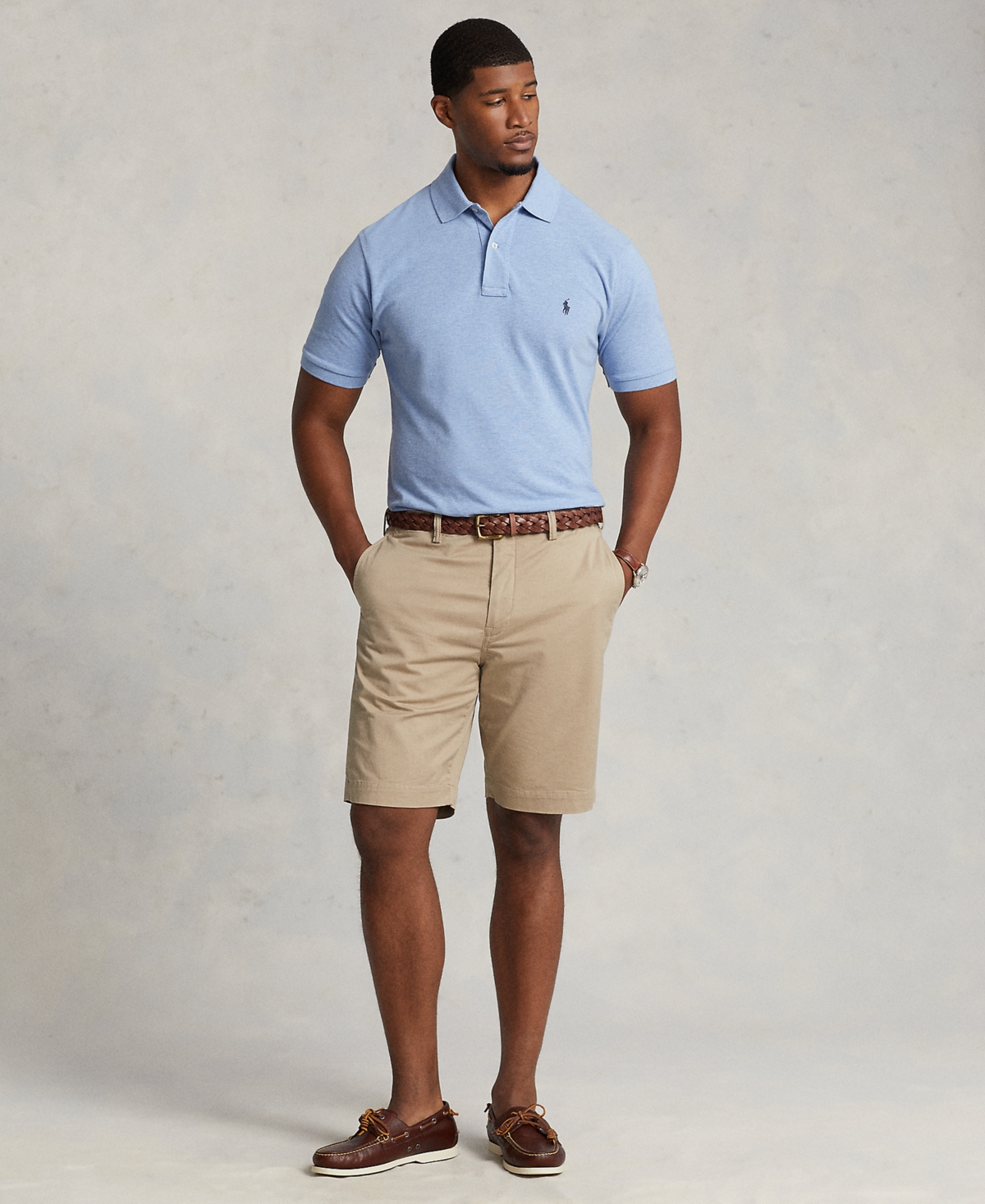 Polo Ralph Lauren The Iconic Mesh Polo Shirt In Blue