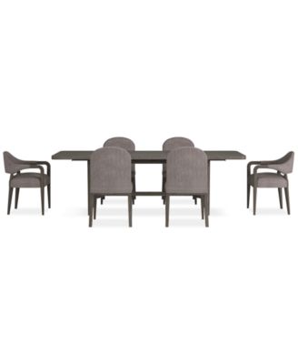 Griffith 7 Pc. Rectangular Dining Set (Table, 4 Side Chairs & 2 Arm Chairs), Created for Macy's