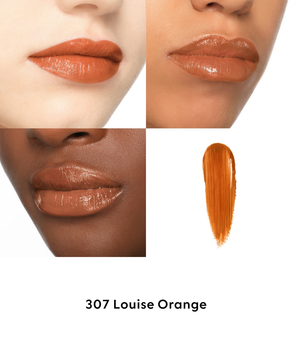 Gucci Rouge De Beaute Brillant Glow & Care Lipstick In 307 - Louise Orange