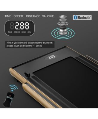 2.25HP 2-in-1 Folding Treadmill – APP, Speaker & Remote