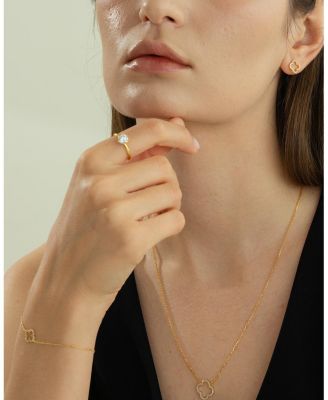 Sterling Silver 18k Gold Plated Izzie Ring Holiday Gift Idea