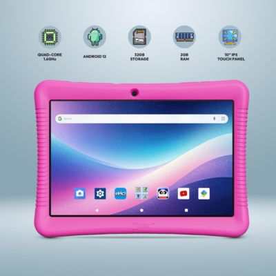 10" Kids Tablet with Epic! & Lingokids, 32GB Educational Android Tablet with Parental Controls & Kid-Proof Case
