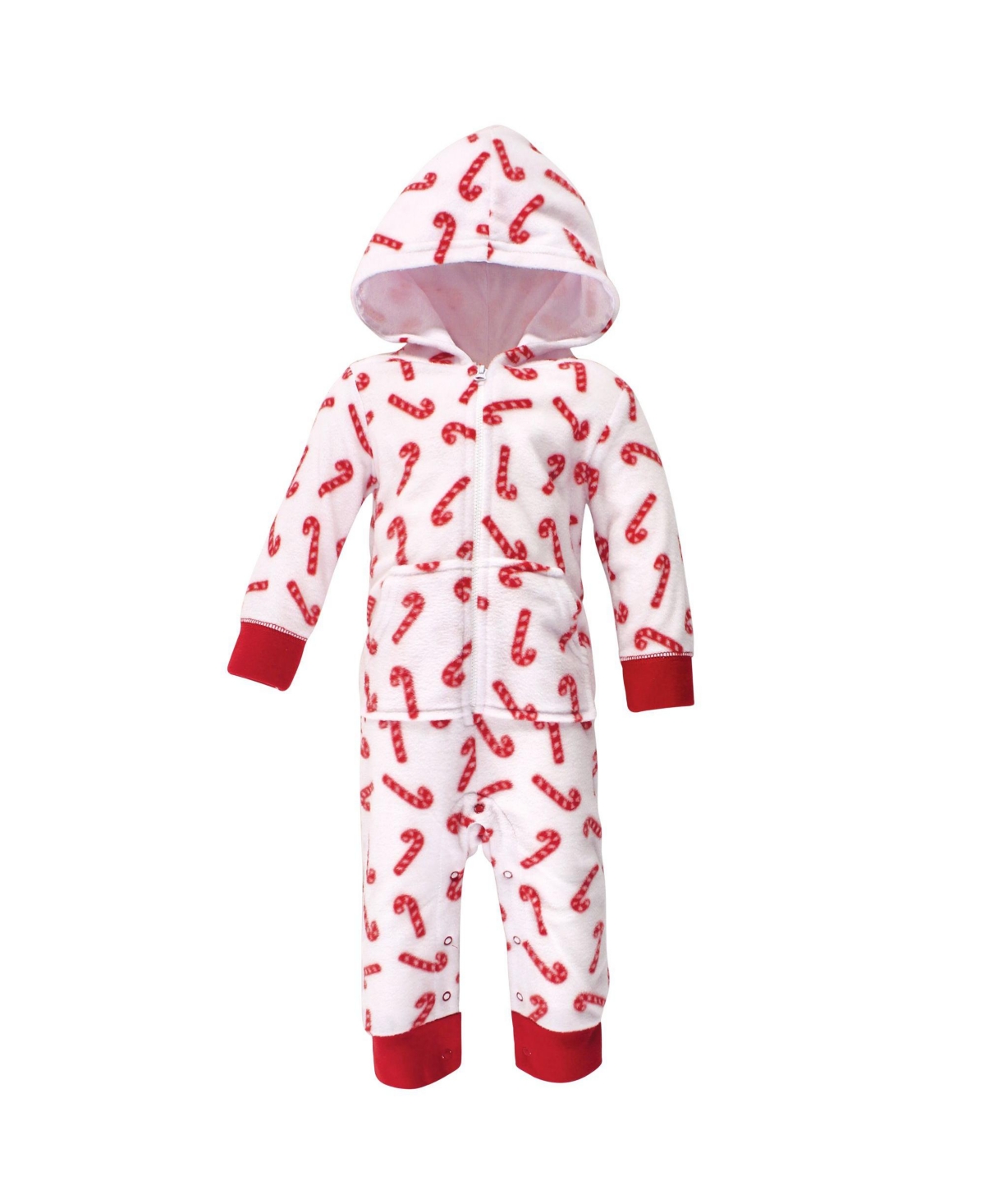 Hudson Baby Baby Girls Fleece Jumpsuits, Coveralls, and Playsuits 2pk, Sugar Spice