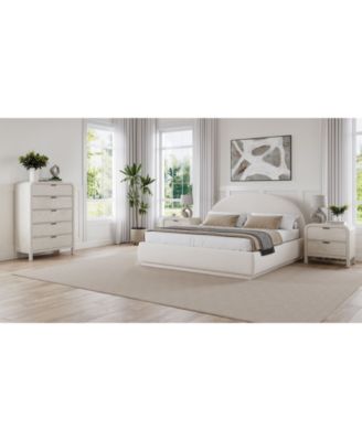 Furniture - Lunare 3-Pc. Bedroom Set (Full Bed, Chest & 2-Drawer Nightstand)