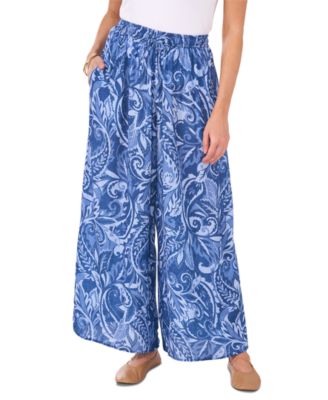 Vince Camuto - Women's Wide-Leg Gathered Drawstring Pants