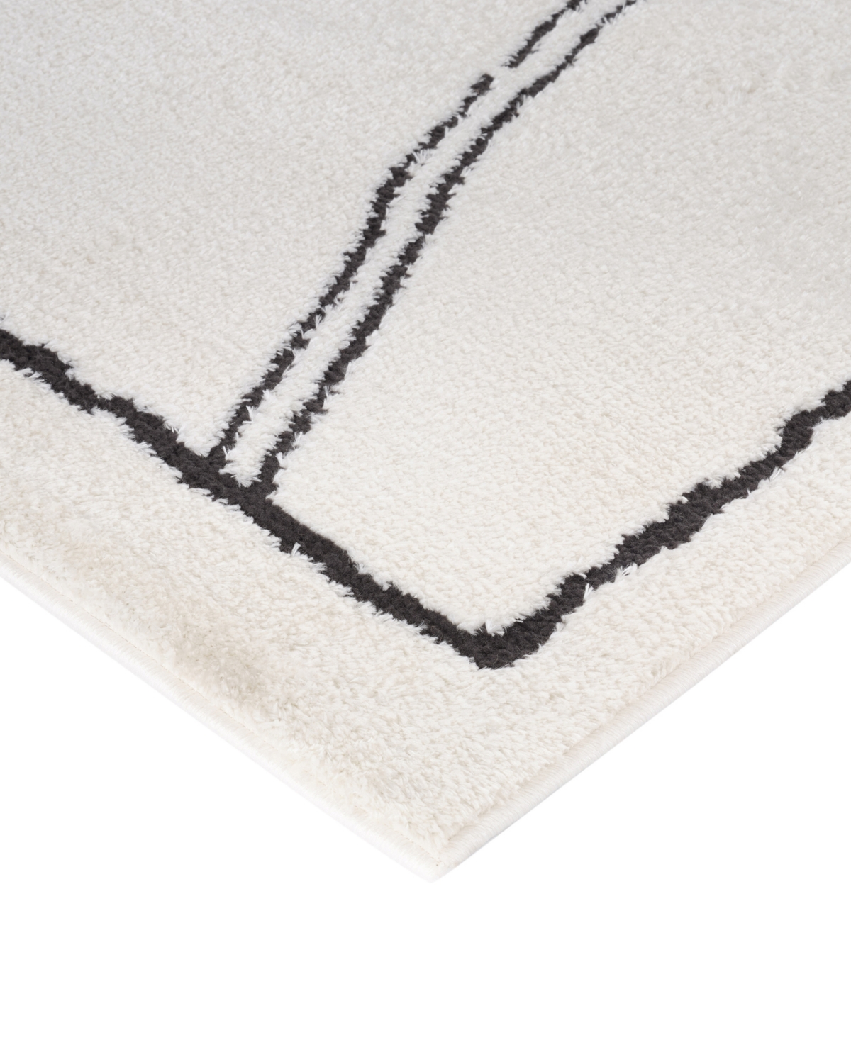 Amer Rugs Monotone Mnt1 5'x8' Area Rug In White