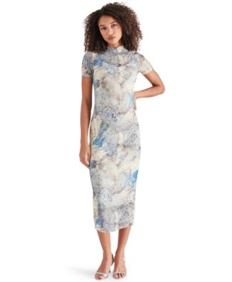 Steve Madden - Women's Viv Short-Sleeve Midi Dress