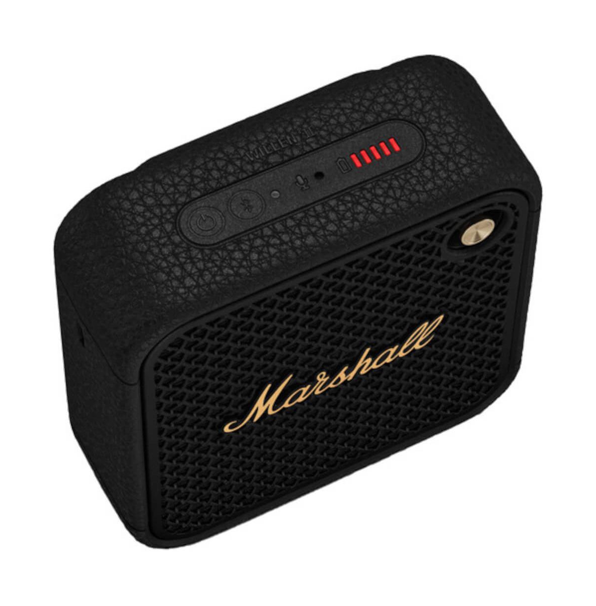 Marshall Willen Ii Portable Bluetooth Speaker -Brass - Black