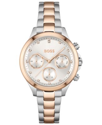 Hugo Boss - Women's Hera Two-Tone Stainless Steel Bracelet Watch 38mm
