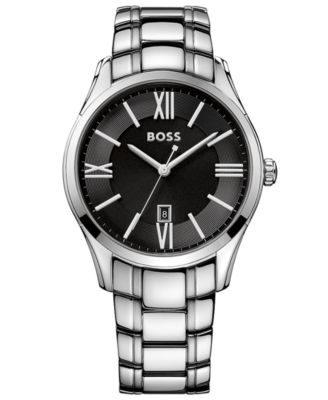 Hugo Boss - Men's Ambassador Stainless Steel Bracelet Watch 43mm 1513025