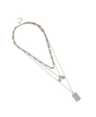 Women's The Dented Charm Multi-Layer Necklace