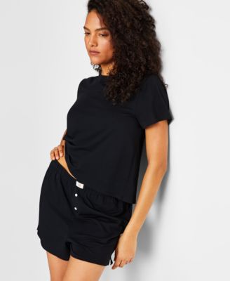 State of Day - Women's Short-Sleeve Boxer Pajama Set
