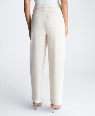 Women's High-Rise Barrel-Leg Denim Jeans