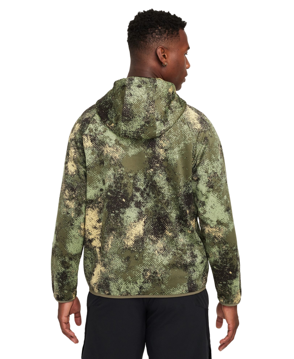 Nike Men's Therma-fit Camo Pullover Hoodie -bla