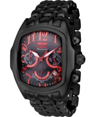 Men's 43157 Lupah Quartz Multifunction Black Dial Watch
