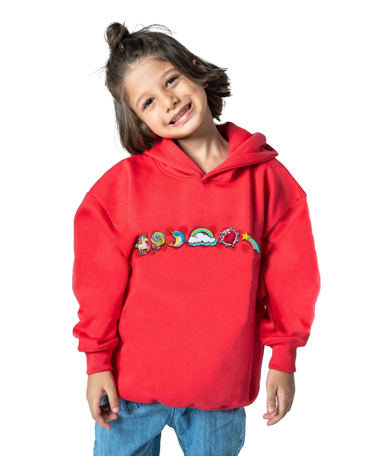 Rabble Clothing Toddler Unisex Customizable Hoodie Bundle With Monster Truck Munchies Dabblz In Strawberry Splash