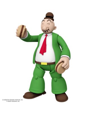 Boss Fight Studio Power Stars J. Wellington Wimpy Action Figure – Retro Style Collectible Figurine from Meets Sindbad Color Animation with 7 Points of Articulation – 5” Scale