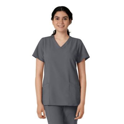 Women's W123 Basic V-Neck Scrub Top