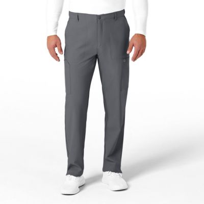 Men's W123 Flat Front Cargo Scrub Pant