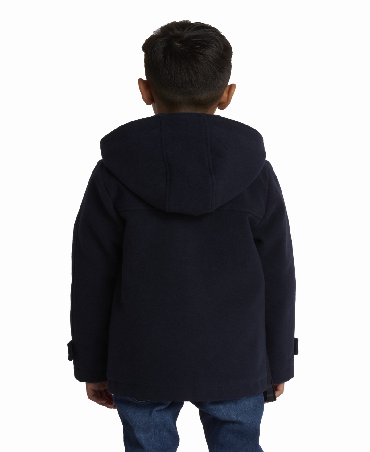 S Rothschild & Co Toddler & Little Boy Toggle Dress Coat with Scarf