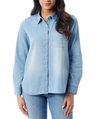 Gloria Vanderbilt - Women's Larissa Faded Denim Shirt