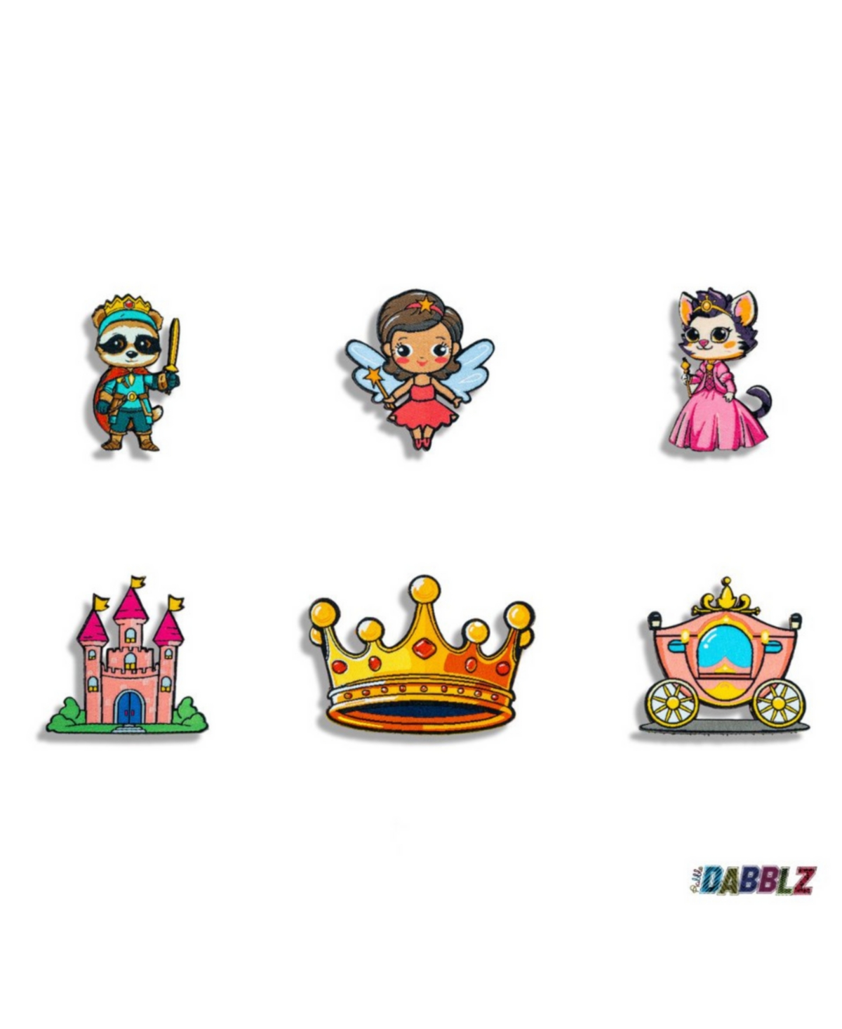 Rabble Clothing Baby Unisex Customizable Tshirt Bundle with Unicorn Fairy Tales Dabblz