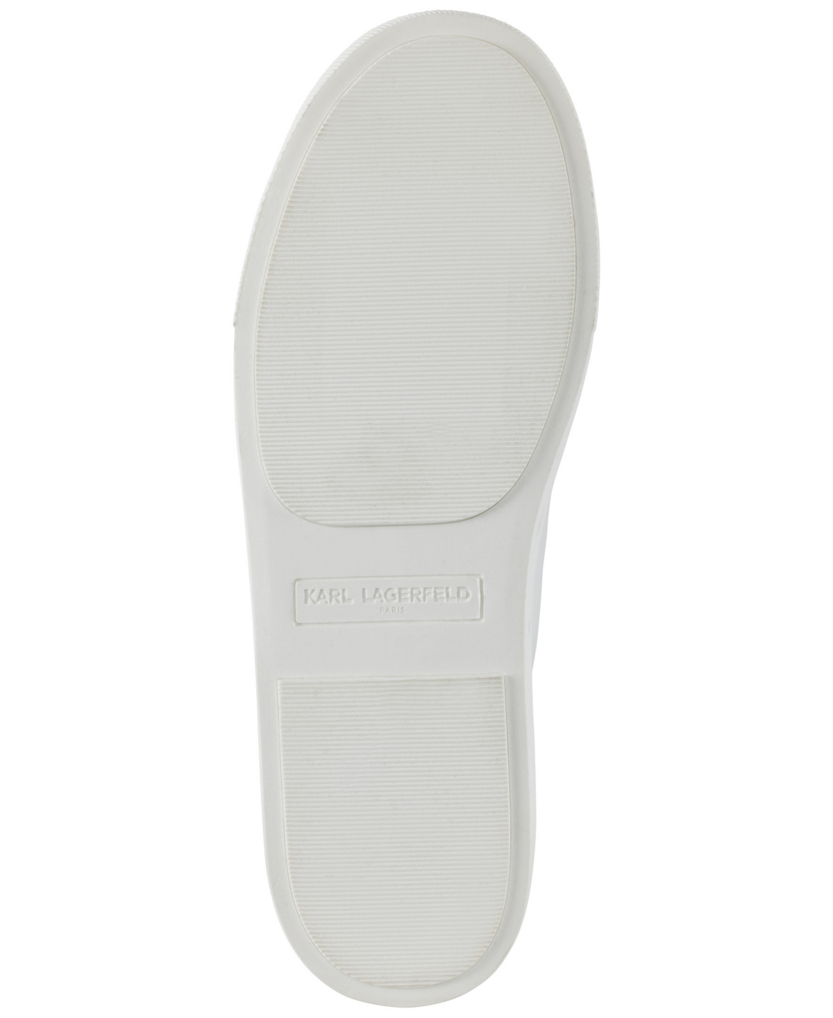 Shop Karl Lagerfeld Women's Cate Sayings Lace Up Sneakers In Bright White,black
