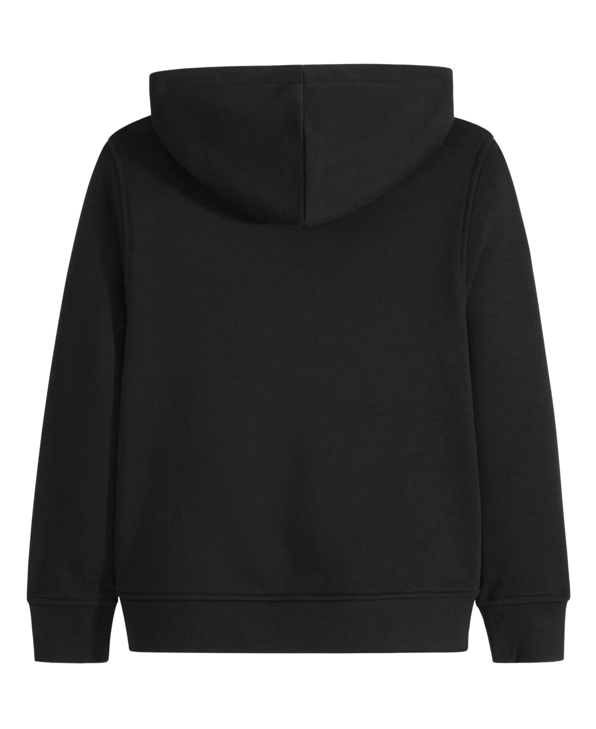 Scotch & Soda Big Boys Graphic Fleece Hoodie In Black