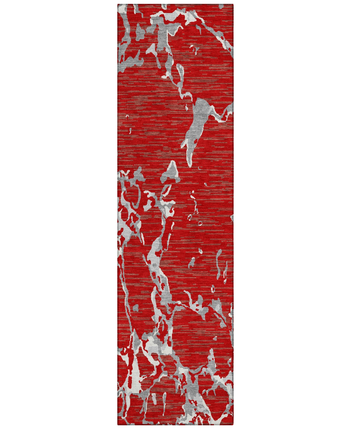 Addison Chantille Machine Washable Acn1046 2'3"x7'6" Runner Area Rug In Red