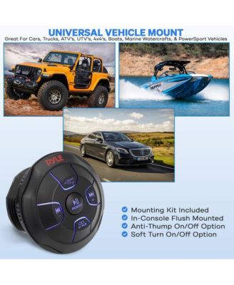 Wireless BT Audio Controller, Waterproof Marine Receiver Remote