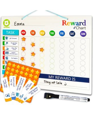 Reward Magnetic Behavior Chore Chart for Kids at Home