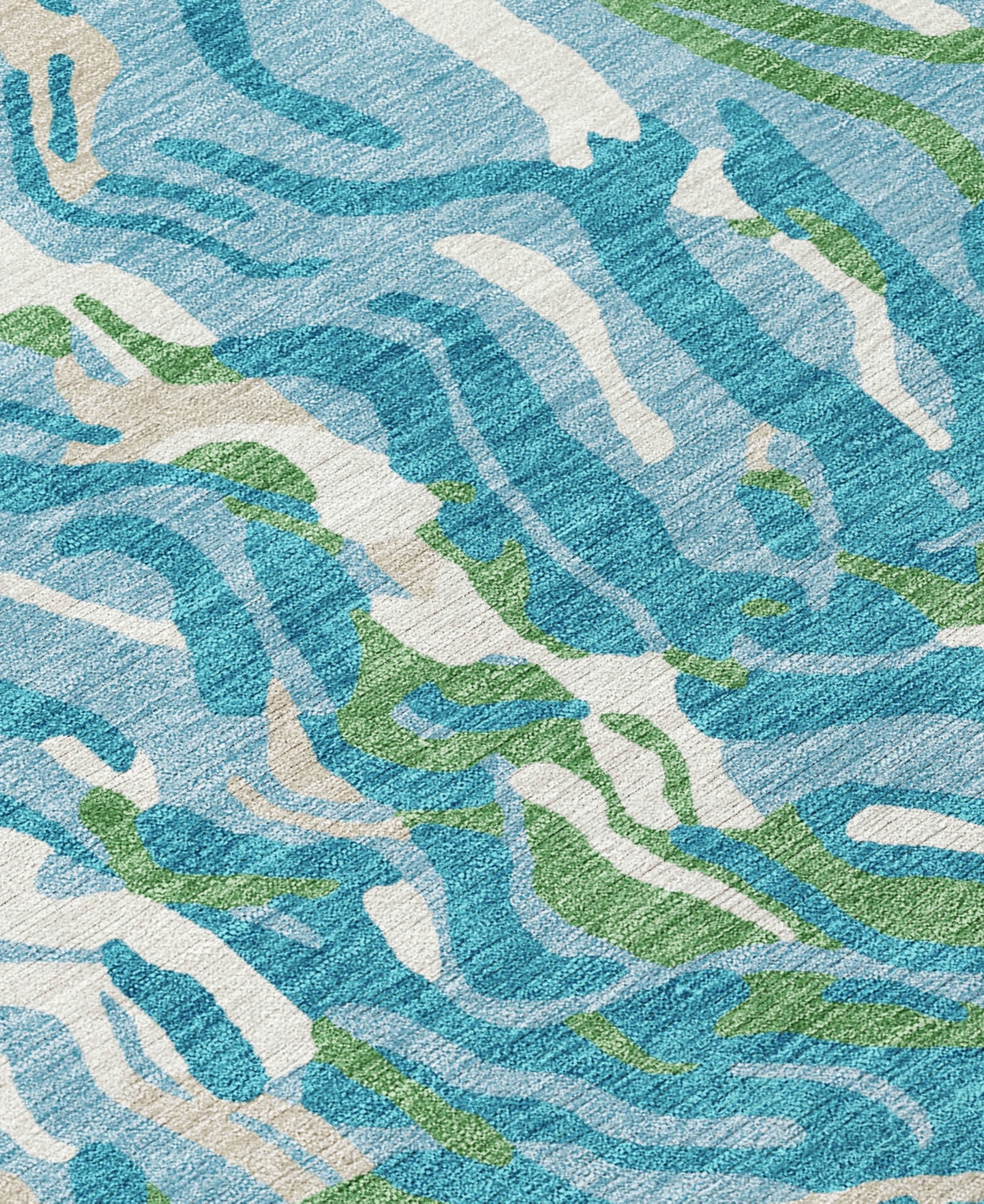 Addison Chantille Machine Washable Acn1038 9'x12' Area Rug In Teal