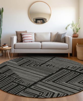 Addison Chantille Machine Washable ACN1045 8'x8' Round Area Rug