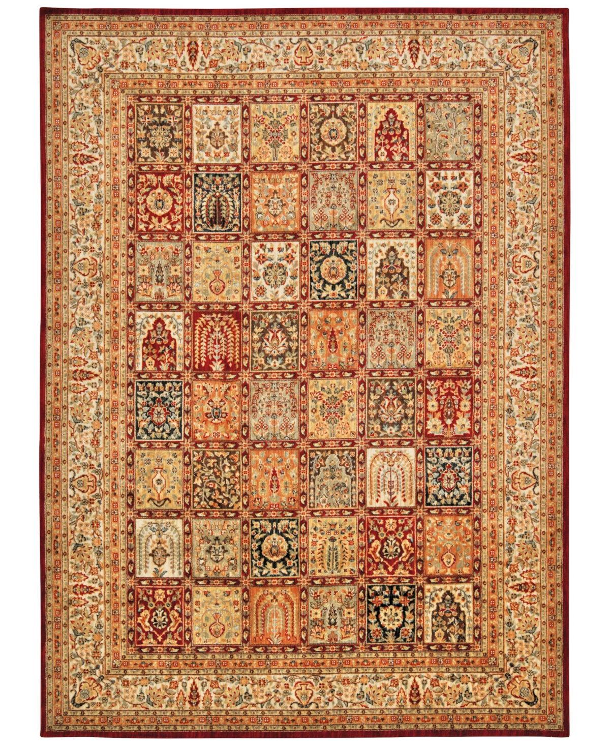 kathy ireland Home Ancient Times Asian Dynasty Multicolor 7'9in x 10'10in Area Rug